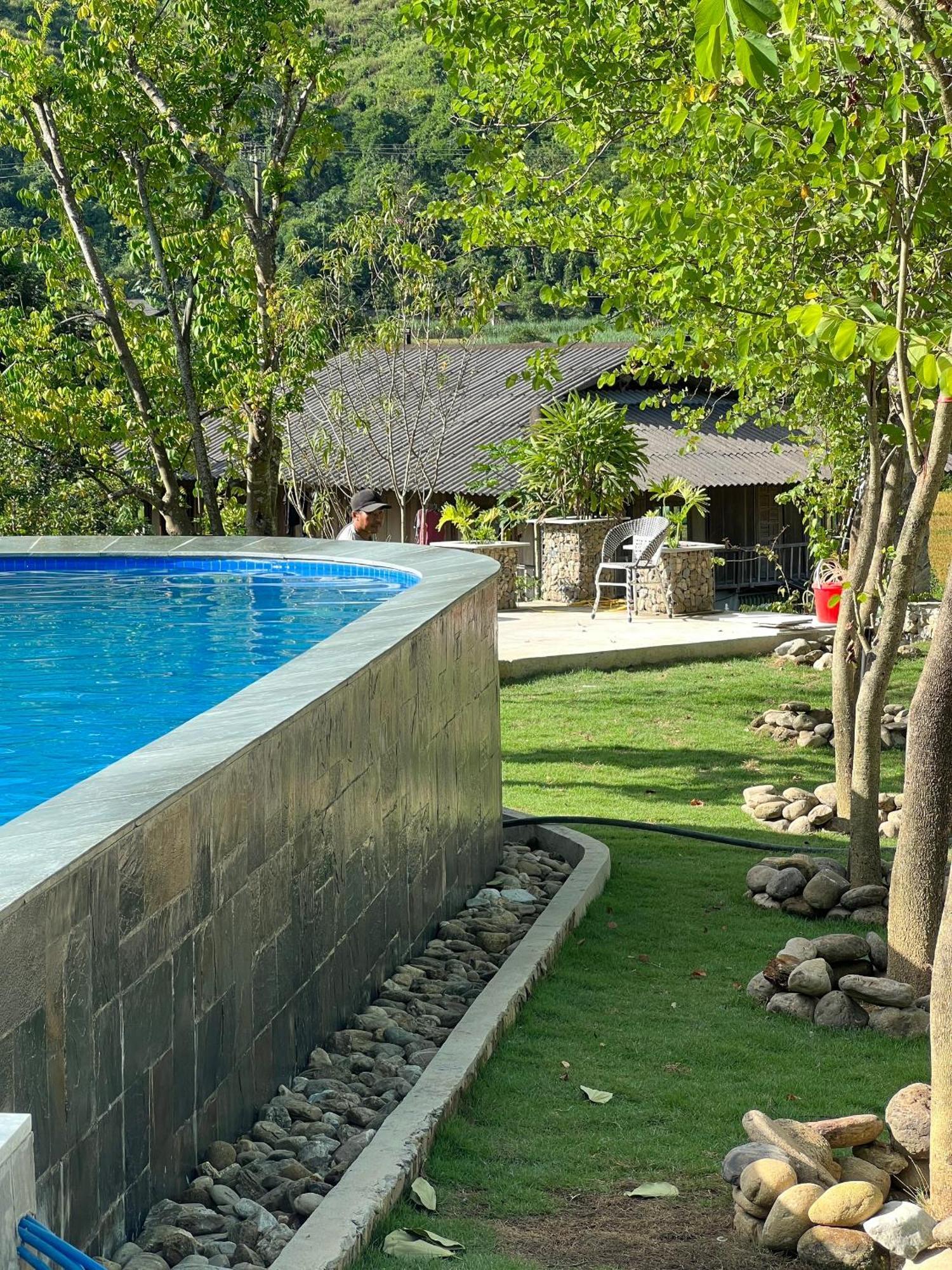 Tom'S Du Gia Homestay Lang Cac Luaran gambar
